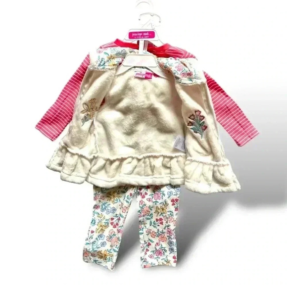 NWT Penelope Mack 12mo Snow Garden Set (hooded vest, LS, LP). Bundle to save! - Picture 5 of 8
